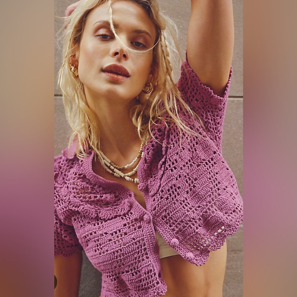 Free People Rosarita Crochet Top